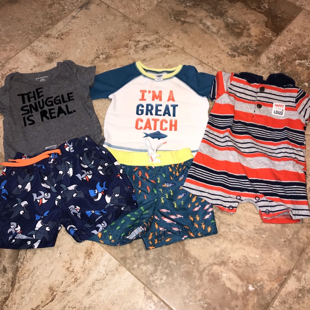 SOLDX !!!!! Summer boys 3-6 M swim bundle